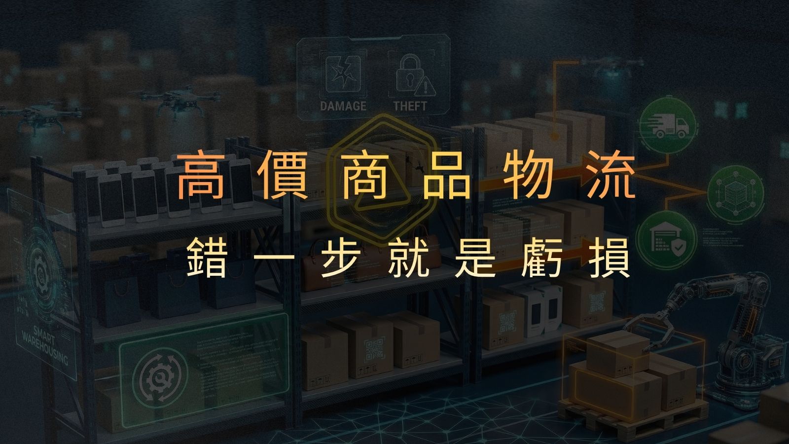 高價商品怎麼做物流?