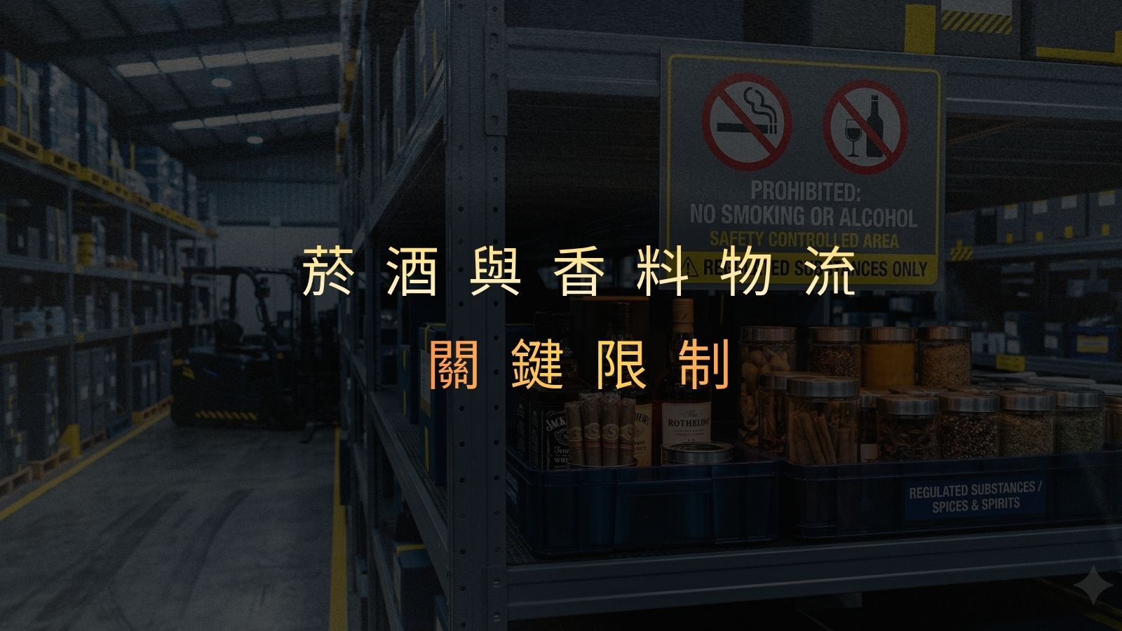 菸酒、香料可以進倉嗎?法規與物流限制一次搞懂