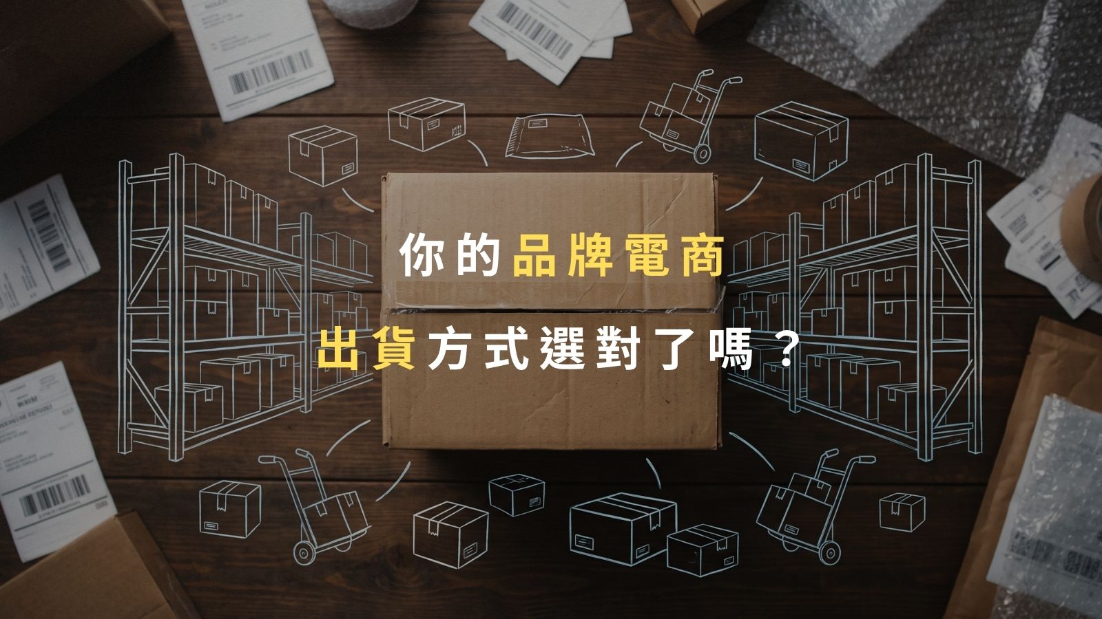 蝦皮、momo、PChome品牌電商出貨推薦:自己出貨、宅配、第三方物流怎麼選?一次看懂